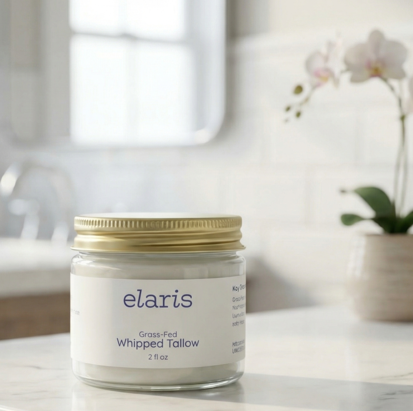 Whipped Grass-Fed Tallow Balm